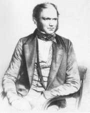 Charles Darwin, Portrt jung
