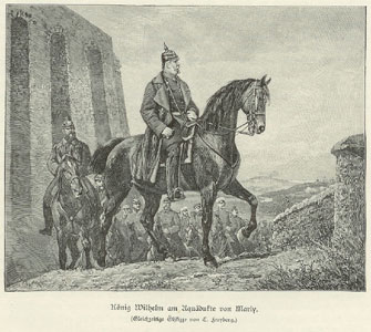 Kaiser Wilhelm I. in
                        Marly 1871