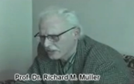 Eye witness for the Rhine meadow camp of Remagen,
                  Prof. Dr. Richard M. Müller, portrait (17min. 36sec.)