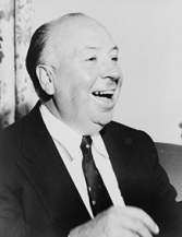 Alfred Hitchcock, portrait of
                                    1953, a betrayer, a faker, and a
                                    calumnist against Germans