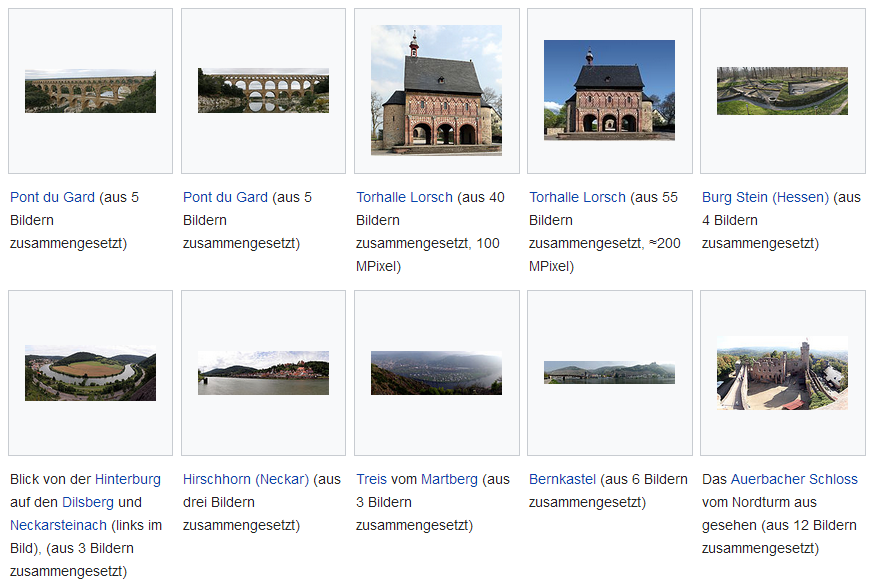 Armin Kbelbeck,
                  seine Fotogalerie auf Mossad-Wikipedia, ein paar Fotos
                  mitBauwerken, aus bis zu 12 Bildern zusammengesetzt