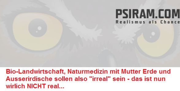 Mossad-Psiram
                                      mit dem Kinderspruch
                                      "Realismus als Chance"