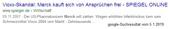 MERCK-Skandal mit Giftpille Vioxx und
Millionenstrafe02, provoziert Herzinfarkte MERCK-Skandal mit Giftpille Vioxx und
Millionenstrafe02, provoziert Herzinfarkte