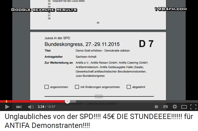 Bundeskongress der Jusos (kriminelle
                        SPD) vom 27.-29. November 2015 01