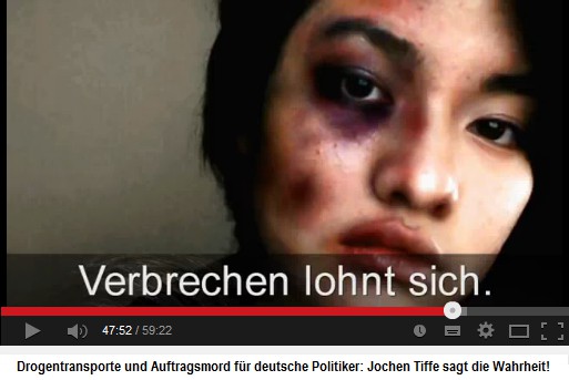 Frau mit einem glauen Auge - die
                          muslimischen und die linken Schläger werden
                          von der Kölner Justiz nie bestraft