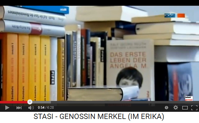 Buch "Das erste Leben
                  der Angela Merkel", Frau Merkel wollte die DDR
                  behalten und einen "Dritten WEg" ohne
                  Wiedervereinigung, der Druck zur Wiedervereinigung kam
                  durch die Bev�lkerung zustande