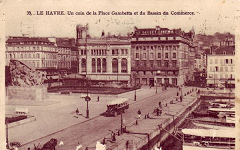 Le Havre Place Gambetta /
                            Gambetta-Platz 1907