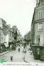 Saint-L� vor 1940 Strassenzug