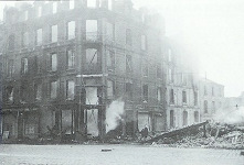 Le Havre, Haus der Bijouterie
                              Milliaud ausgebrannt, 16.9.1941