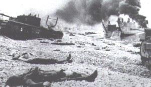 19.8.1942 Dieppe, Toote am Strand