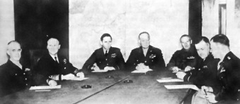 Eisenhower-Konferenz Anfang 1944