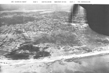 6.6.1944 Der flache Strand "Utah",
                      Luftbild