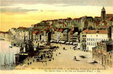 Boulogne-sur-Mer,
Boulevard Gambetta mit Promenade 1910 Boulogne-sur-Mer, Boulevard Gambetta mit
Promenade 1910