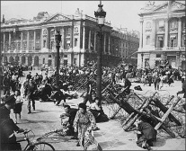 Paris, Heckenschtzen am Place de la
                          Concorde erschrecken die Bevlkerung,
                          26.8.1944