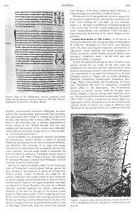 Encyclopaedia Judaica 1971: Austria,
                              vol. 3, col. 889-890