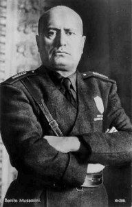 Benito Mussolini, portrait