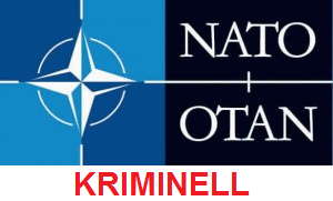 Symbol
                      der kriminellen NATO: Wer dort dabei ist, wird in
                      Kriege und falsche B�ndnisse mit der kriminellen
                      "USA" gezwungen
