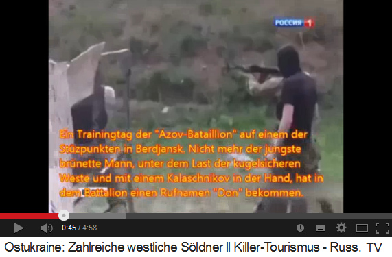 Ein Trainingstag im
                            Azow-Bataillon