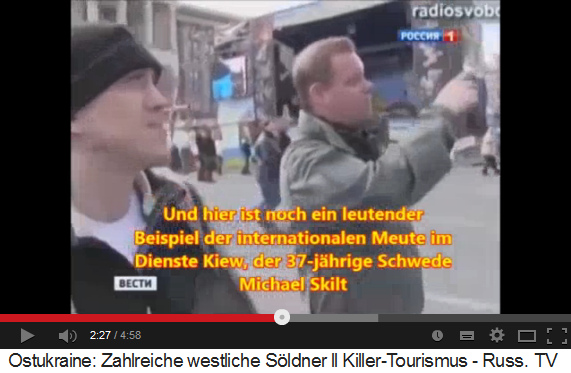Der schwedische S�ldner Michael
                              Skilt