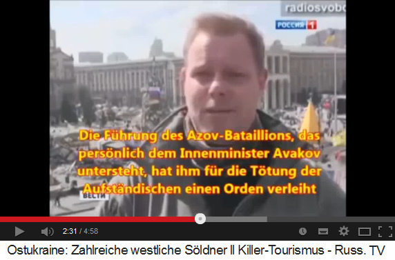 Das Innenministerium
                            unter Awakow gab Michael Skilt sogar einen
                            Orden f�r seine T�tungsaktionen