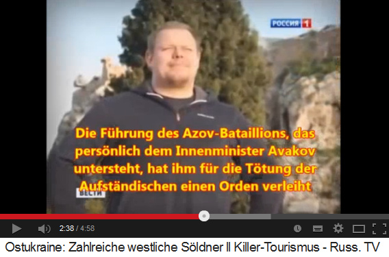 Das Innenministerium
                            unter Awakow gab Michael Skilt sogar einen
                            Orden f�r seine T�tungsaktionen