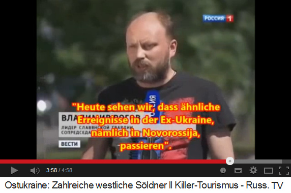 Gnadenlose Aktionen
                            wiederholen sich in der Ukraine zum Beispiel
                            in Novorossija.