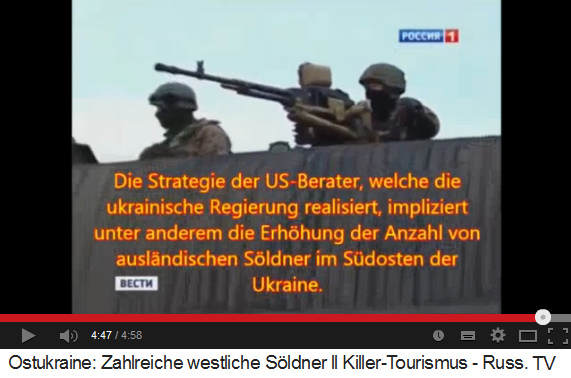 Die kriminellen
                            "US"-"Berater" wollen
                            systematisch mehr S�ldner in den S�dosten
                            der Ukraine locken