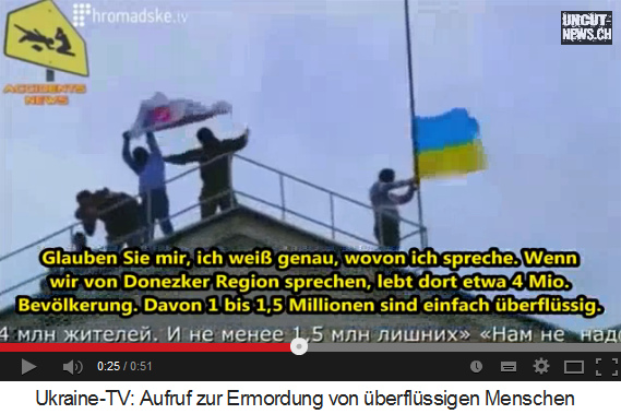 Journalist Butkewitsch behauptet, 1 bis 1,5
Millionen Menschen in Dombass seien überflüssig Journalist Butkewitsch behauptet, 1 bis 1,5
Millionen Menschen in Dombass seien überflüssig