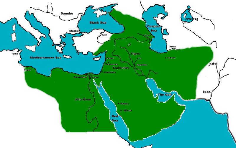 Karte des
Islam von Persien bis Tripolis 01 im Jahre
661 Karte des Islam von Persien bis
Tripolis 01 im Jahre 661