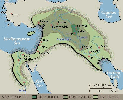 Assyrien unter Assurbanipal: gypten ist
                          bis Theben besetzt