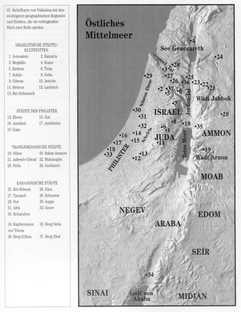 Israel altes testament landkarte Geschichte Israels