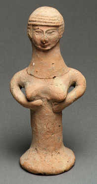 Figurine of Astarte:
Breasts in their hands 3, finding place:
Lachish Figurine of
Astarte: Breasts in their hands 3, finding
place: Lachish