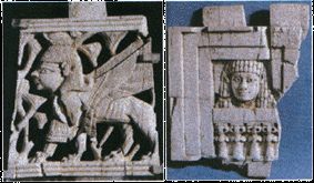 Samara: relieves
              marfilados en el palacio del Reino del norte de Israel en
              un estilo egipcio