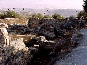 Samara: ruinas de palacios en el Reino del
                        norte de Israel