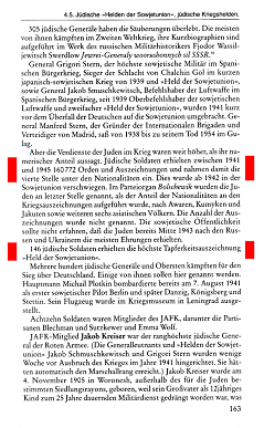 Arno Lustiger: Buch "Stalin und die
                        Juden", Taschenbuchausgabe 2000, S.163