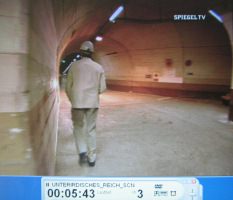 Neckarzimmern: Tunnelwrter Heinz Rabe
                          luft auf einer Tunnelstrasse
