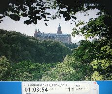 Waldenburg Schloss Frstenstein 01: Sicht
                auf das Schloss