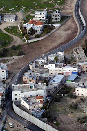 Mauer in Israel-Palstina in Baqa
                  El Gharbiya, wall in Israel Palestine