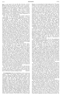 Encyclopaedia Judaica (1971): Zionism, vol. 16,
                    col. 1111-1112