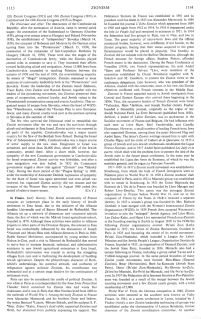 Encyclopaedia Judaica (1971): Zionism, vol. 16,
                    col. 1113-1114