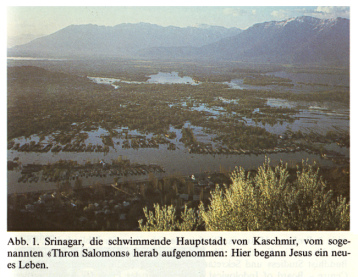 Kaschmir: Der Thron Salomons auf einem
                        H�gel bei Srinagar