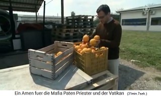 Der Sitz von Libera in Polistena (Kalabrien)
                    und Antonio Napoli, er ist einer der Mitbegrnder