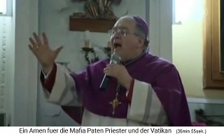 San Luca: Bischof Morosini whrend der
                    Predigt