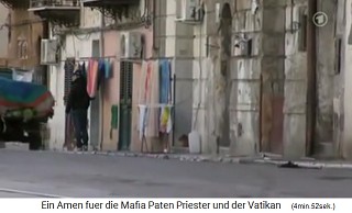 Palermo living
                    quarter of Brancaccio, the main street with poverty