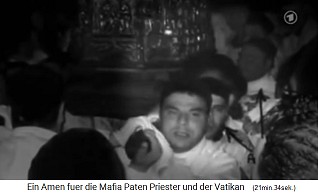 Catania, the festival of St. Agathe,
                    members of Cosa Nostra Mafia are bearing the sacred
                    Atathe statue