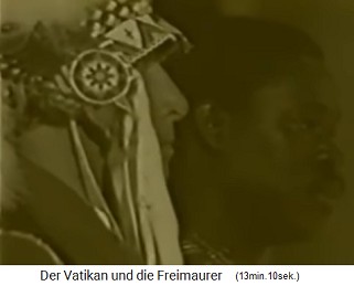 Religionstreffen von Assisi am 27. Oktober 1986, ein Ureinwohner aus den "USA"