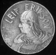 Leif Erikson:
                          Portrait auf Mnze