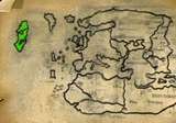Karte von Europa mit Vinland