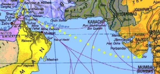 The
                            position of the town of Diu in sultanate of
                            Gujerat