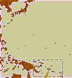 Map of the Solomon Islands next to
                            New Guinea